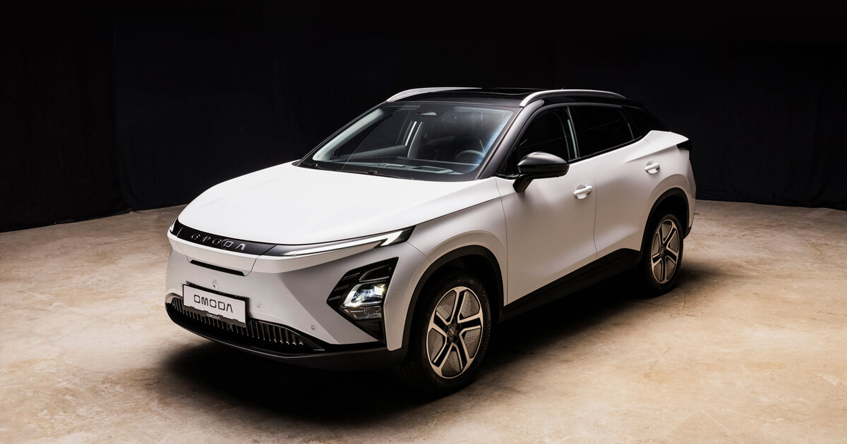 Omoda Card OMODA5 EV v MACH MOTORS s.r.o. - Objevte elektrický vůz Omoda5 EV.